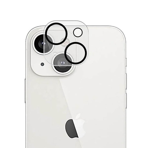 PROTECTION CAMERA ARRIERE IPHONE 13 / 13 MINI FANTAISIE BLANC / SILVER